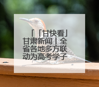 「甘快看」甘肃新闻丨全省各地多方联动为高考学子保驾护航