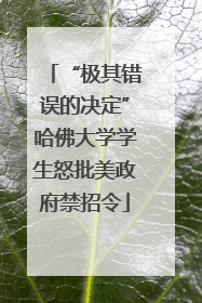 “极其错误的决定”哈佛大学学生怒批美政府禁招令