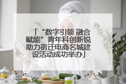“数字引领 融合赋能”青年科创新锐助力宿迁电商名城建设活动成功举办