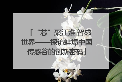 “芯”聚江淮 智感世界——探访蚌埠中国传感谷的创新密码