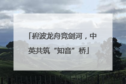 碧波龙舟竞剑河，中英共筑“知音”桥