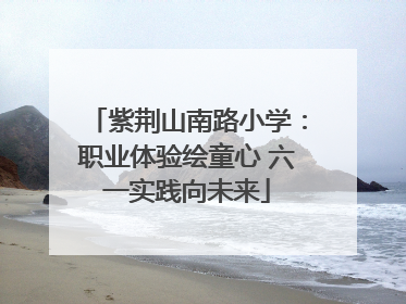 紫荆山南路小学：职业体验绘童心 六一实践向未来