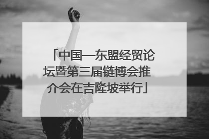 中国—东盟经贸论坛暨第三届链博会推介会在吉隆坡举行