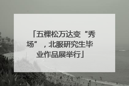 五棵松万达变“秀场”，北服研究生毕业作品展举行