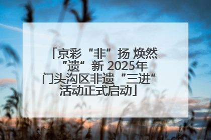 京彩“非”扬 焕然“遗”新 2025年门头沟区非遗“三进”活动正式启动