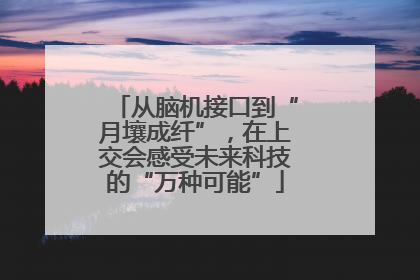 从脑机接口到“月壤成纤”，在上交会感受未来科技的“万种可能”