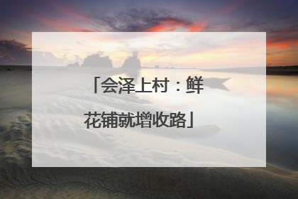 会泽上村：鲜花铺就增收路