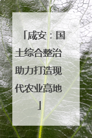 咸安：国土综合整治助力打造现代农业高地