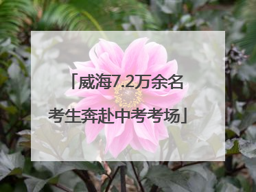 威海7.2万余名考生奔赴中考考场
