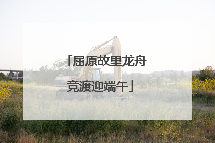 屈原故里龙舟竞渡迎端午