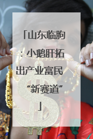 山东临朐：小鹅肝拓出产业富民“新赛道”