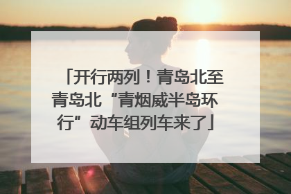 开行两列！青岛北至青岛北“青烟威半岛环行”动车组列车来了