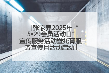 张家界2025年“5•29会员活动日”宣传服务活动暨托育服务宣传月活动启动