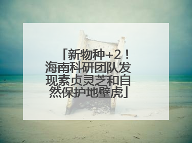 新物种+2！海南科研团队发现素贞灵芝和自然保护地壁虎