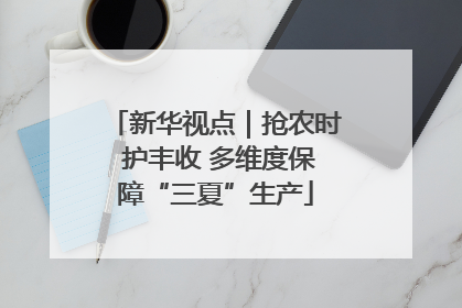 新华视点｜抢农时 护丰收 多维度保障“三夏”生产