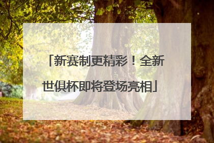 新赛制更精彩！全新世俱杯即将登场亮相