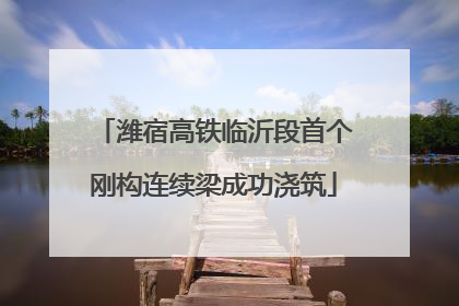 潍宿高铁临沂段首个刚构连续梁成功浇筑