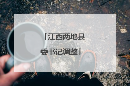 江西两地县委书记调整