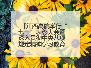 江西高院举行“七一”表彰大会暨深入贯彻中央八项规定精神学习教育专题党课