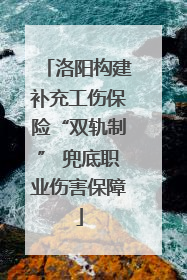 洛阳构建补充工伤保险“双轨制” 兜底职业伤害保障