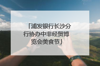 浦发银行长沙分行协办中非经贸博览会美食节