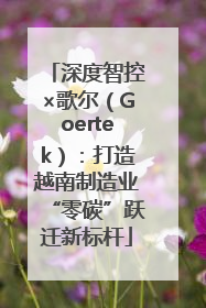 深度智控×歌尔（Goertek）：打造越南制造业“零碳”跃迁新标杆