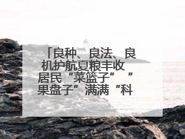 良种、良法、良机护航夏粮丰收 居民“菜篮子”“果盘子”满满“科技范儿”