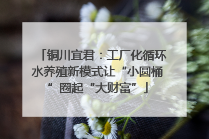 铜川宜君：工厂化循环水养殖新模式让“小圆桶”圈起“大财富”