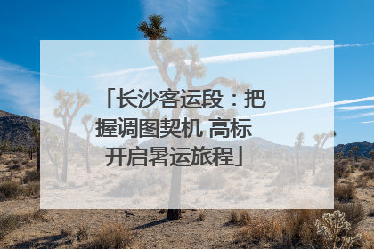 长沙客运段：把握调图契机 高标开启暑运旅程