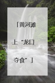 黄河滩上“龙口夺食”