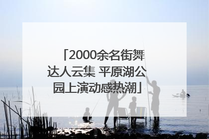 2000余名街舞达人云集 平原湖公园上演动感热潮