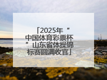 2025年“中国体育彩票杯”山东省体操锦标赛圆满收官