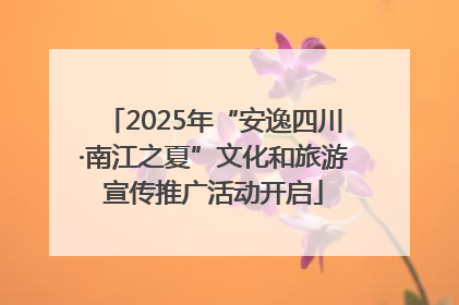 2025年“安逸四川·南江之夏”文化和旅游宣传推广活动开启