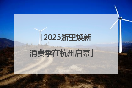 2025浙里焕新消费季在杭州启幕